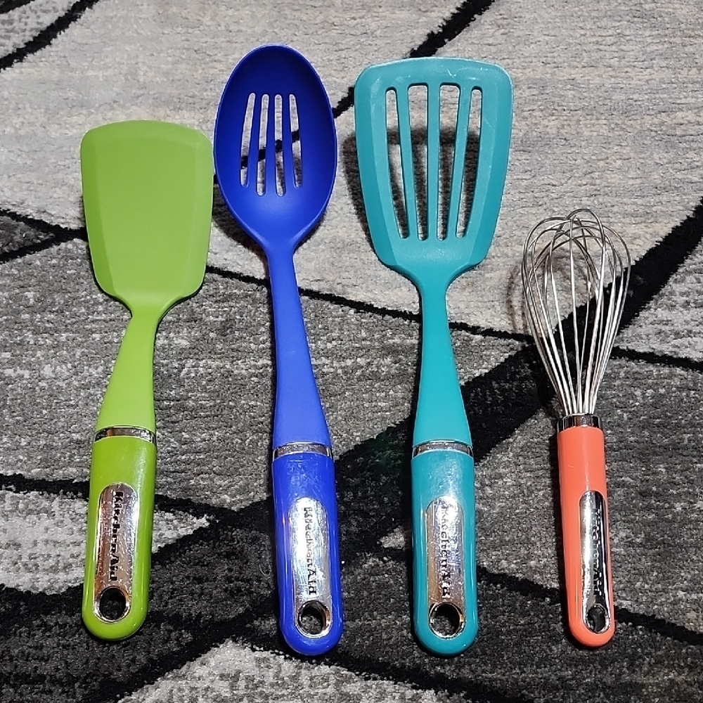 KITCHENAID CLASSIC NYLON HEAT-RESISTANCE COOKING UTENSIL SET-OF-4
